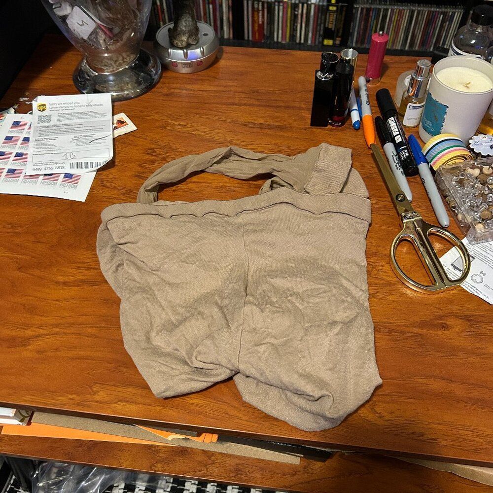 Spanx Assets High Waist Shaping Leggings Size 4 Beige NWOT